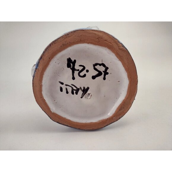 T P Ceramiche Poli Cesare Italian Clown Figurine Umbrella Vintage Signed - Picture 9 of 11